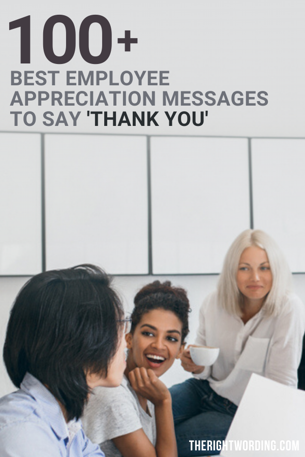 Recognize colleague work message